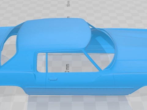 Oldsmobile Toronado Y57 1972 Printable Body Car Model do druku 3D