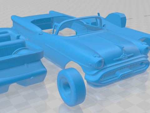Oldsmobile Starfire 98 Convertible 1957 Printable Car Model do druku 3D