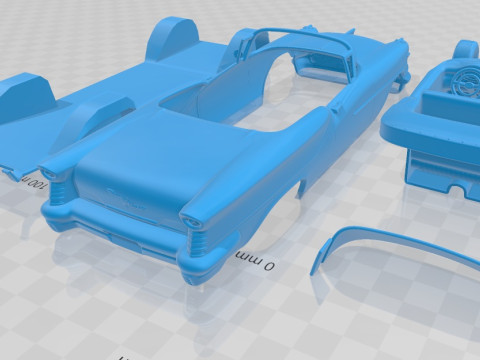 Oldsmobile Starfire 98 Convertible 1957 Printable Car Model do druku 3D