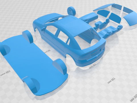 Opel Astra G 1998 Printable Car 3D 프린트 모델