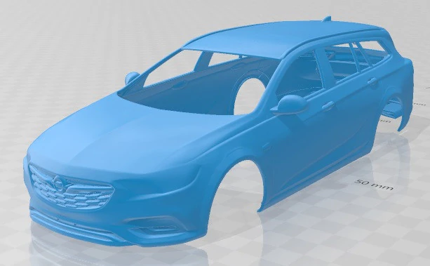 Opel Insignia Country 2017 Printable Body Car 3D Print Model .c4d .max .obj .3ds .fbx .stl .blend
