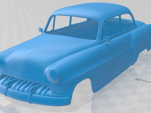 Opel Olympia Rekord 1956 Printable Body Car 3D Print Model