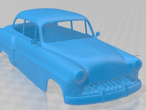 Opel Olympia Rekord 1956 Printable Body Car 3D प्रिंट मॉडल