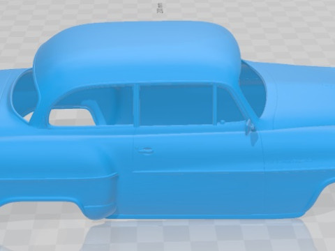 Opel Olympia Rekord 1956 Printable Body Car 3D प्रिंट मॉडल