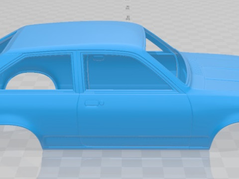 Opel Kadett City 1975 Printable Body Car 3D Принт Модель