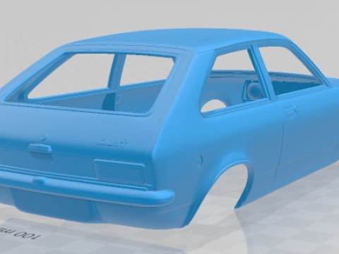 Opel Kadett City 1975 Printable Body Car 3D Принт Модель