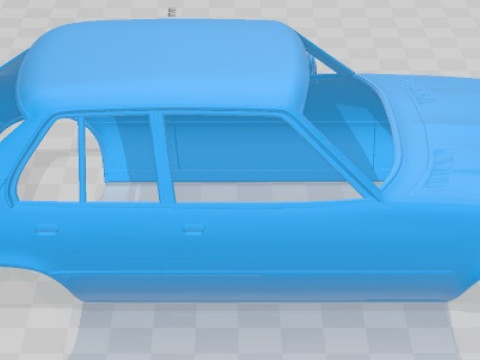 Opel Rekord 1972 Printable Body Car 3D Принт Модель