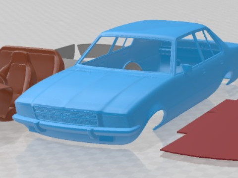 Opel Rekord 1972 Printable Car Modèles 3D en vedette