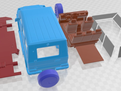 Mercedes Benz G63 AMG 2016 Printable Car 3D प्रिंट मॉडल