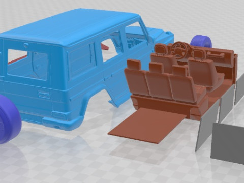 Mercedes Benz G63 AMG 2016 Printable Car 3D प्रिंट मॉडल