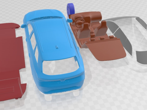 Seat Leon Sportstourer Cupra 2021 Printable Car Modelo de impresión 3D