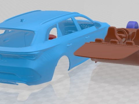 Seat Leon Sportstourer Cupra 2021 Printable Car Modelo de impresión 3D