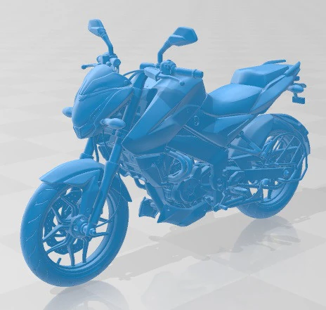 Bajaj Pulsar NS200 2018 Printable Motorbike 3D Print Model .c4d .max .obj .3ds .fbx .stl .blend