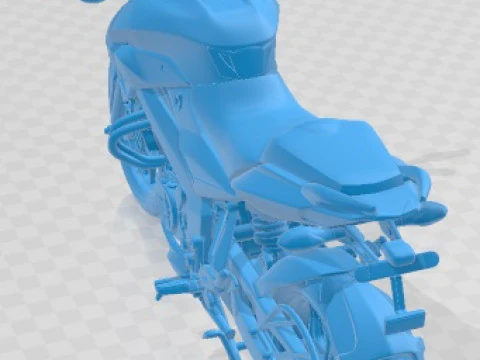 Bajaj Pulsar NS200 2018 Printable Motorbike 3D Print Model