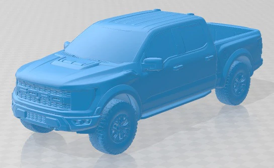 F-150 Raptor 2021 Printable Car 3D Print Model .c4d .max .obj .3ds .fbx .stl .blend 