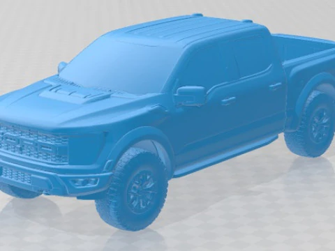 Auto stampabile F-150 Raptor 2021 Modello di stampa 3D