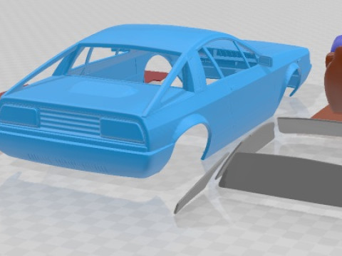 Lancia Montecarlo 1979 Printable Car 3D Принт Модель