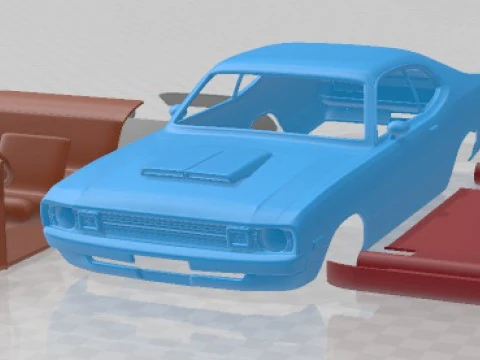 Dodge Demon 340 1972 Printable Car 3D Print Model