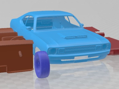 Dodge Demon 340 1972 Printable Car 3D 打印模型