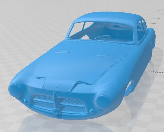 Pegaso Z 102 1954 Printable Body Car 3D Print Model .c4d .max .obj .3ds .fbx .stl .blend