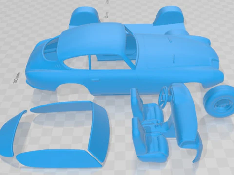 Pegaso Z 102 1954 Printable Car 3D Print Model
