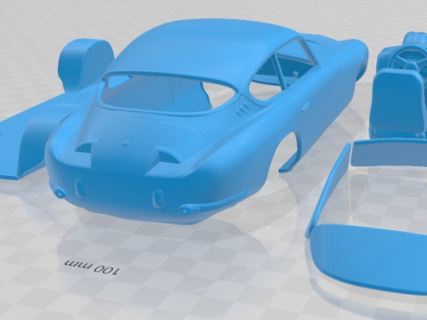 Pegaso Z 102 1954 Printable Car Modelo de impresión 3D