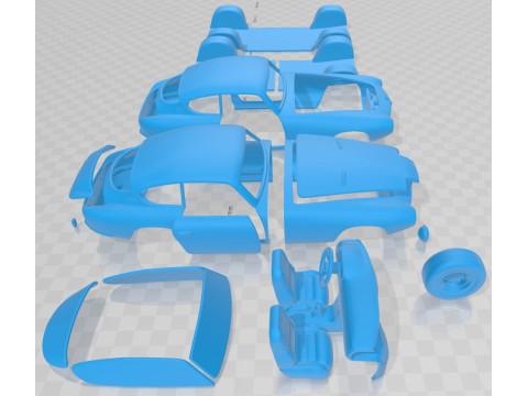 Pegaso Z 102 1954 Printable Car 3D Print Model