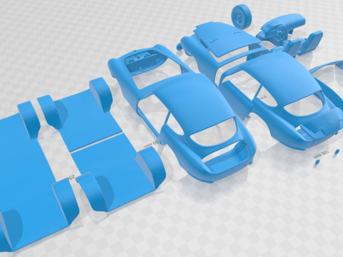 Pegaso Z 102 1954 Printable Car 3D Print Model