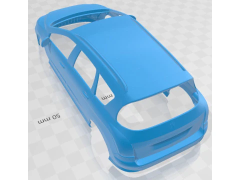Peugeot 308 SW 2012 Printable Body Car 3D Print Model
