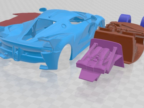 Ferrari FXX K 2015 Printable Car 3D प्रिंट मॉडल