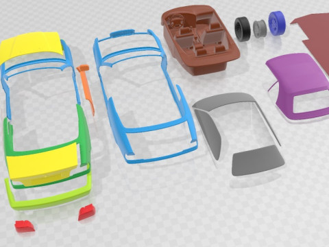 Series 3 E36 Cabrio 1994 Printable Car Modelo de Impressão 3D