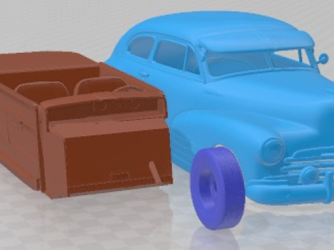 Chevrolet Fleetline Aerosedan 1948 Printable Car 3D Принт Модель
