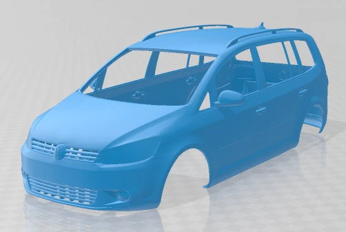 Volkswagen Touran 2002 Printable Body Car 3D Print Model .c4d .max .obj .3ds .fbx .stl .blend