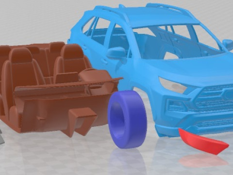 Toyota Rav4 Trd 2020 v2 Printable Car Modelo de Impressão 3D