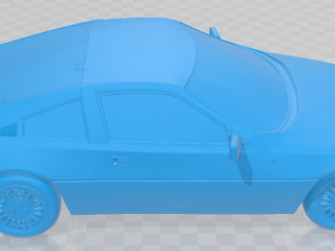 Talbot Matra Murena 1981 Printable Car 3D Print Model
