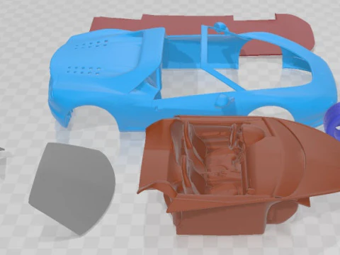 Ferrari Sergio 2015 Printable Car 3D Print Model