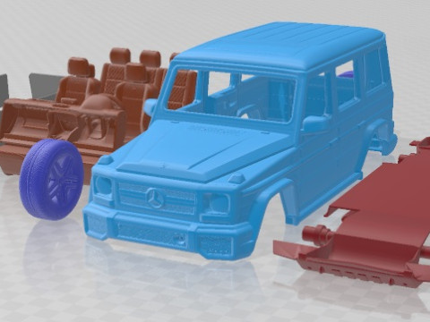 Mercedes Benz G65 AMG 2016 Printable Car 3D Print Model