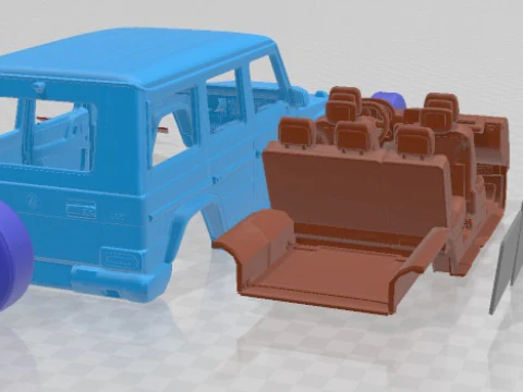 Mercedes Benz G65 AMG 2016 Printable Car 3D Print Model