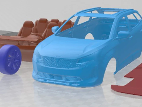 Carro imprim&iacute;vel Peugeot 3008 2021 Modelo de Impressão 3D