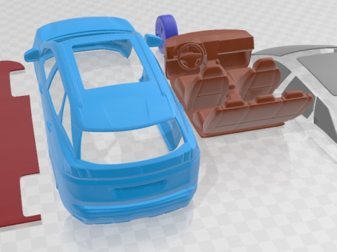 Peugeot 3008 2021 Printable Car 3Dプリントモデル