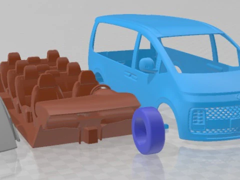 Hyundai Staria Premium 2022 Printable Van 3D Print Model