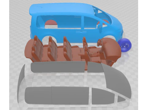 Hyundai Staria Premium 2022 Printable Van 3D Print Model