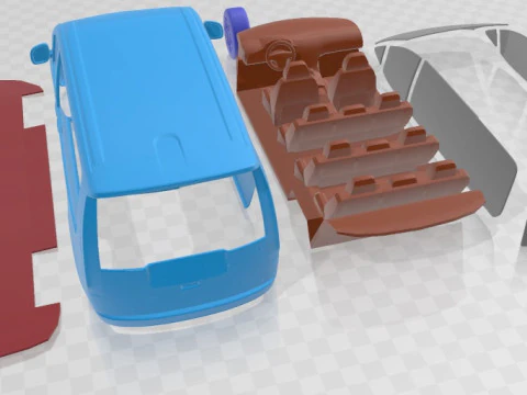 Hyundai Staria Premium 2022 Printable Van 3D Print Model