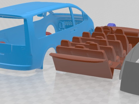 Hyundai Staria Premium 2022 Printable Van Modèles 3D en vedette