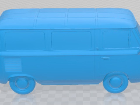 Fiat 600 T 1967 Printable Van Modelo de Impressão 3D