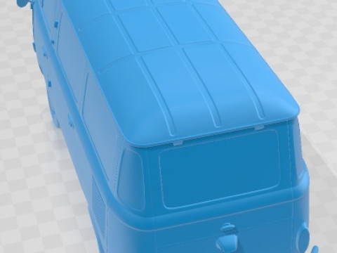 Fiat 600 T 1967 Printable Van Modelo de Impressão 3D