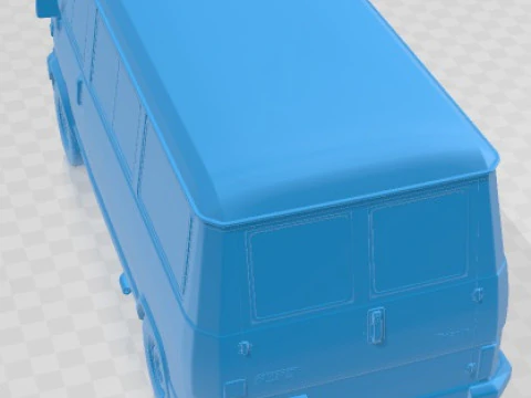 Fiat Ducato 1981 Printable Car 3D Print Model
