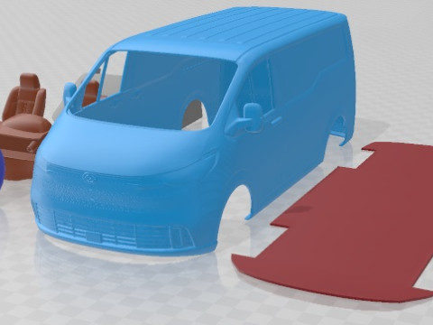 Maxus Deliver 7 L1H1 2024 Printable Van 3D Print Model