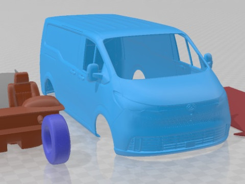 Maxus Deliver 7 L1H1 2024 Printable Van Model do druku 3D