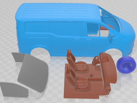 Maxus Deliver 7 L1H1 2024 Printable Van Model do druku 3D